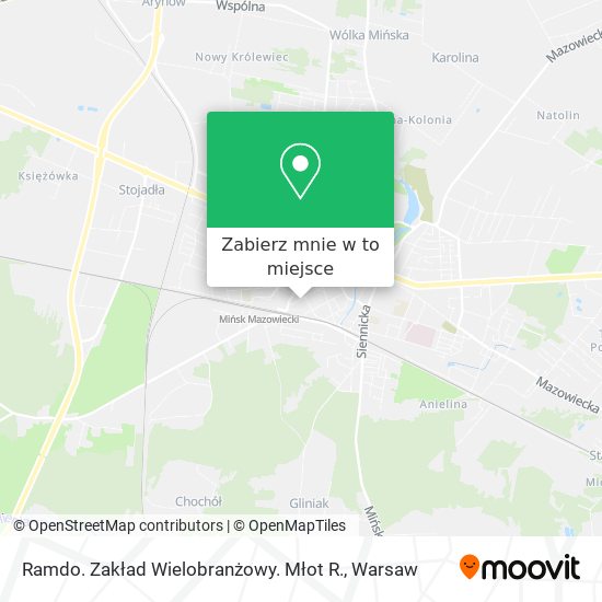 Mapa Ramdo. Zakład Wielobranżowy. Młot R.