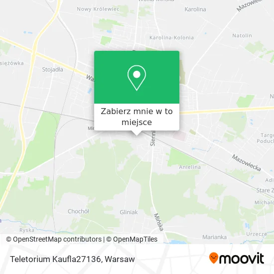 Mapa Teletorium Kaufla27136