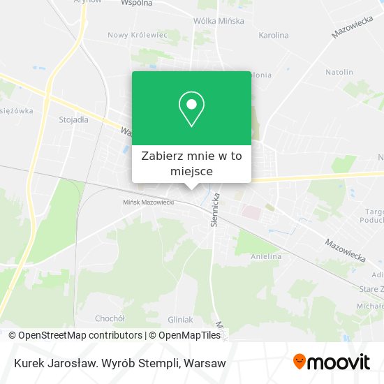 Mapa Kurek Jarosław. Wyrób Stempli