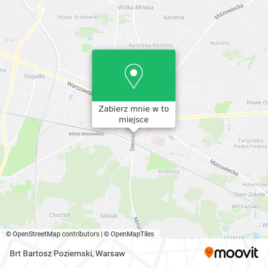 Mapa Brt Bartosz Poziemski