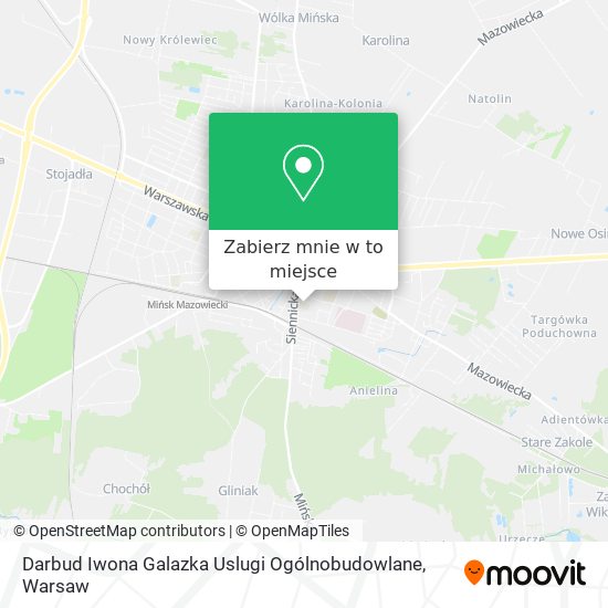 Mapa Darbud Iwona Galazka Uslugi Ogólnobudowlane