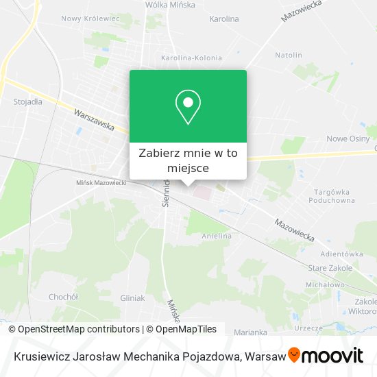 Mapa Krusiewicz Jarosław Mechanika Pojazdowa