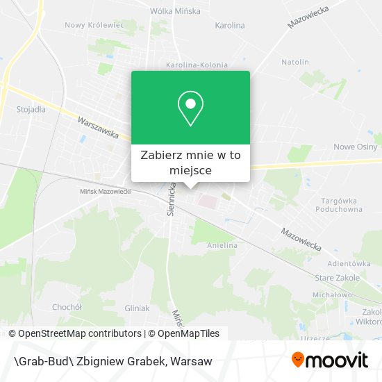 Mapa \Grab-Bud\ Zbigniew Grabek