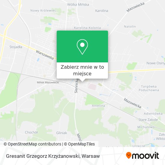 Mapa Gresanit Grzegorz Krzyżanowski