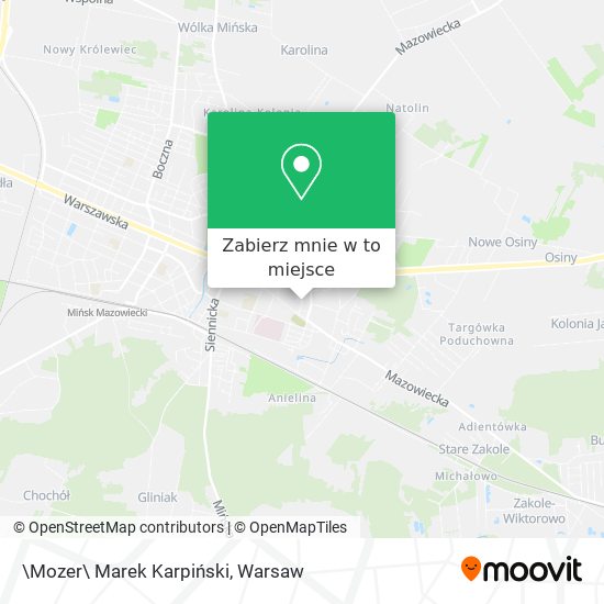 Mapa \Mozer\ Marek Karpiński