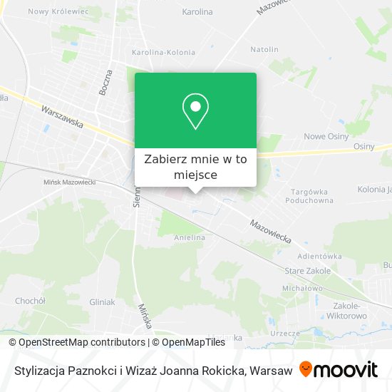 Mapa Stylizacja Paznokci i Wizaż Joanna Rokicka