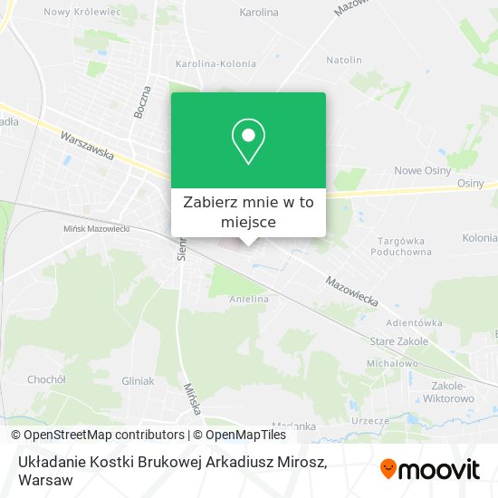 Mapa Układanie Kostki Brukowej Arkadiusz Mirosz