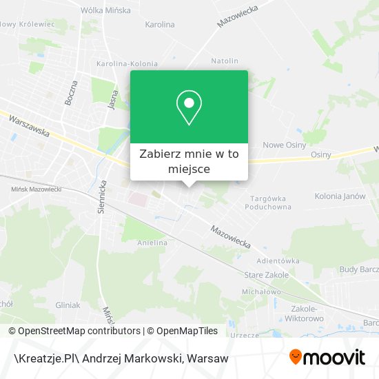 Mapa \Kreatzje.Pl\ Andrzej Markowski