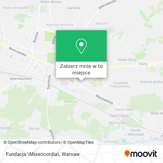 Mapa Fundacja \Misericordia\