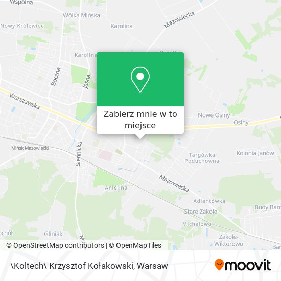 Mapa \Koltech\ Krzysztof Kołakowski