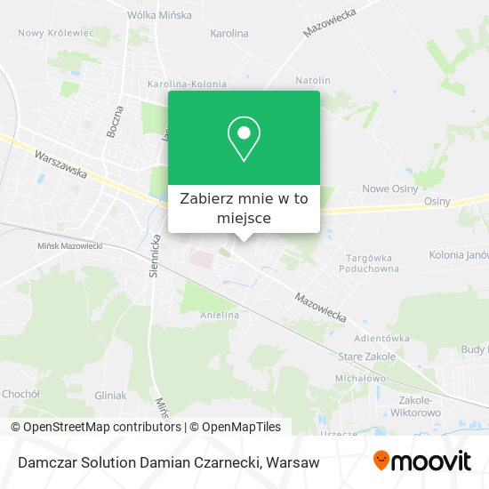 Mapa Damczar Solution Damian Czarnecki