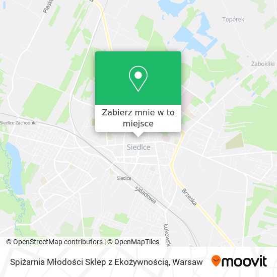 Mapa Spiżarnia Młodości Sklep z Ekożywnością