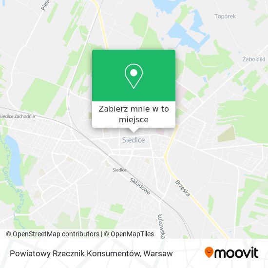 Mapa Powiatowy Rzecznik Konsumentów