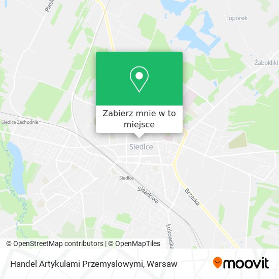 Mapa Handel Artykulami Przemyslowymi