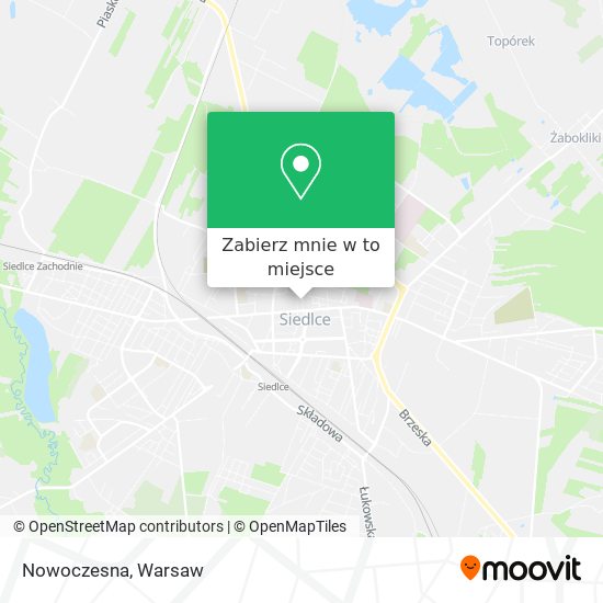 Mapa Nowoczesna