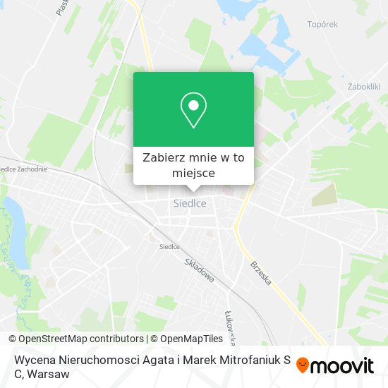 Mapa Wycena Nieruchomosci Agata i Marek Mitrofaniuk S C