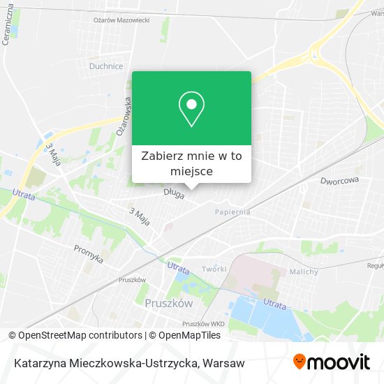 Mapa Katarzyna Mieczkowska-Ustrzycka