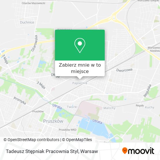 Mapa Tadeusz Stępniak Pracownia Styl