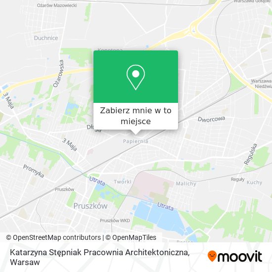 Mapa Katarzyna Stępniak Pracownia Architektoniczna