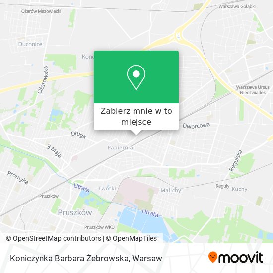 Mapa Koniczynka Barbara Żebrowska