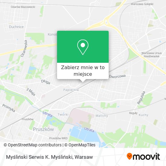 Mapa Myśliński Serwis K. Myśliński