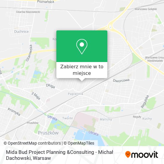 Mapa Mida Bud Project Planning &Consulting - Michał Dachowski