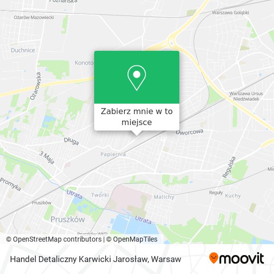 Mapa Handel Detaliczny Karwicki Jarosław