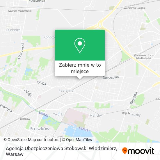 Mapa Agencja Ubezpieczeniowa Stokowski Włodzimierz