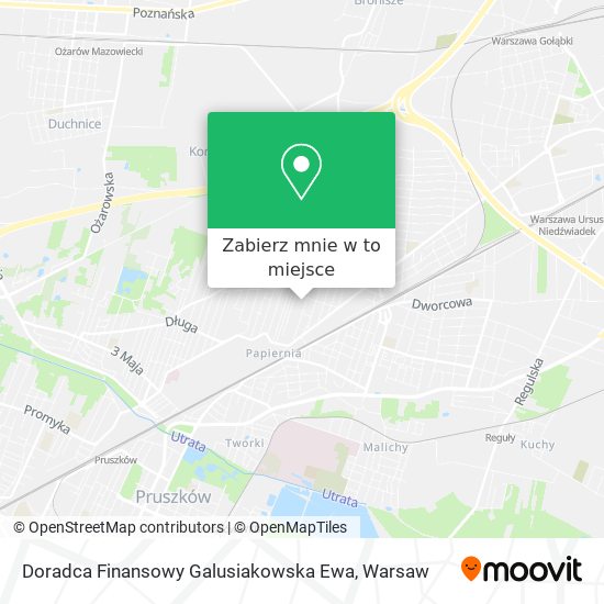 Mapa Doradca Finansowy Galusiakowska Ewa