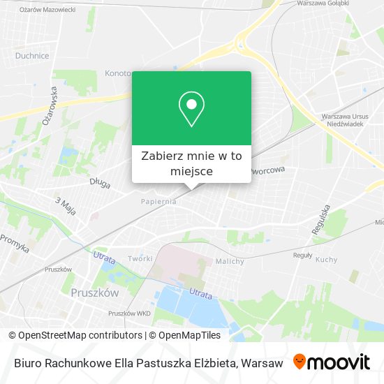 Mapa Biuro Rachunkowe Ella Pastuszka Elżbieta