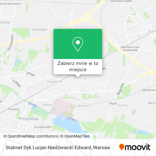 Mapa Stalmet Dyk Lucjan Niedźwiecki Edward