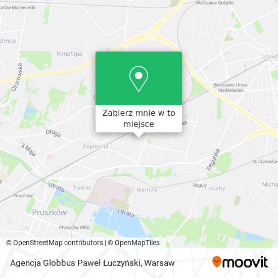Mapa Agencja Globbus Paweł Łuczyński