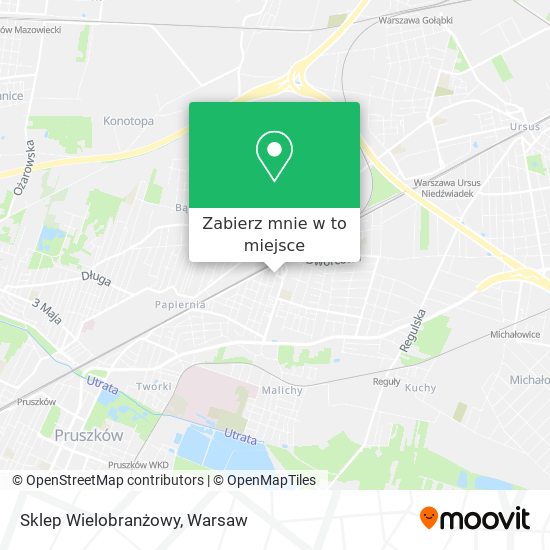 Mapa Sklep Wielobranżowy