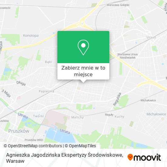 Mapa Agnieszka Jagodzińska Ekspertyzy Środowiskowe