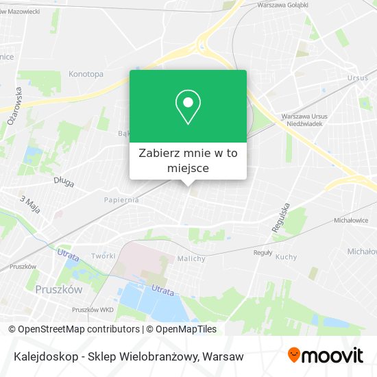 Mapa Kalejdoskop - Sklep Wielobranżowy