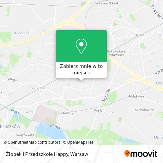 Mapa Żłobek i Przedszkole Happy