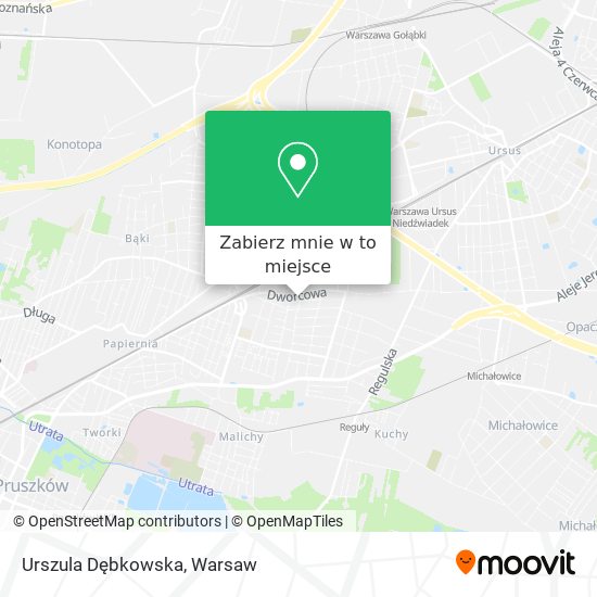 Mapa Urszula Dębkowska