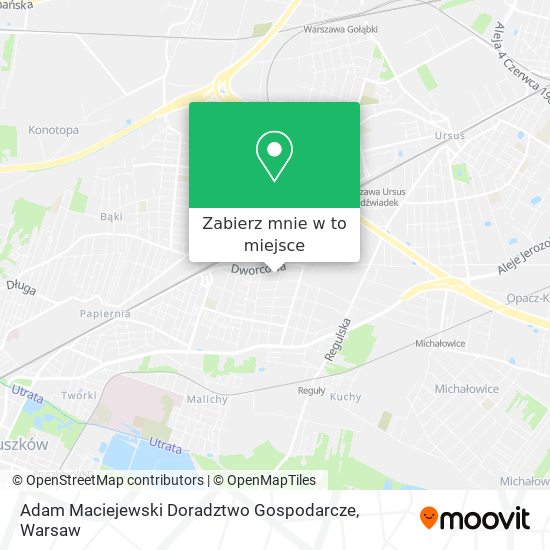 Mapa Adam Maciejewski Doradztwo Gospodarcze