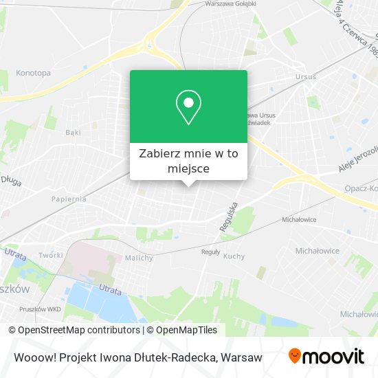 Mapa Wooow! Projekt Iwona Dłutek-Radecka