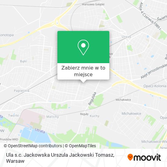 Mapa Ula s.c. Jackowska Urszula Jackowski Tomasz