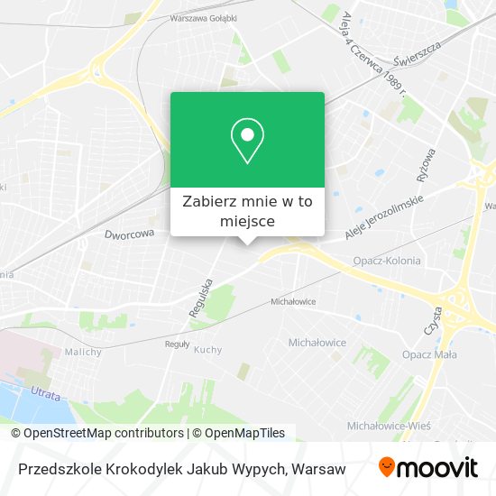 Mapa Przedszkole Krokodylek Jakub Wypych