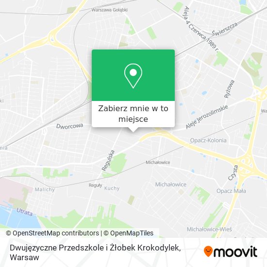 Mapa Dwujęzyczne Przedszkole i Żłobek Krokodylek