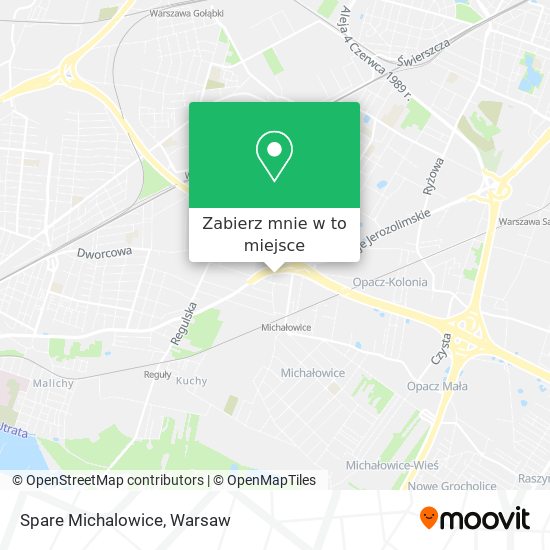 Mapa Spare Michalowice