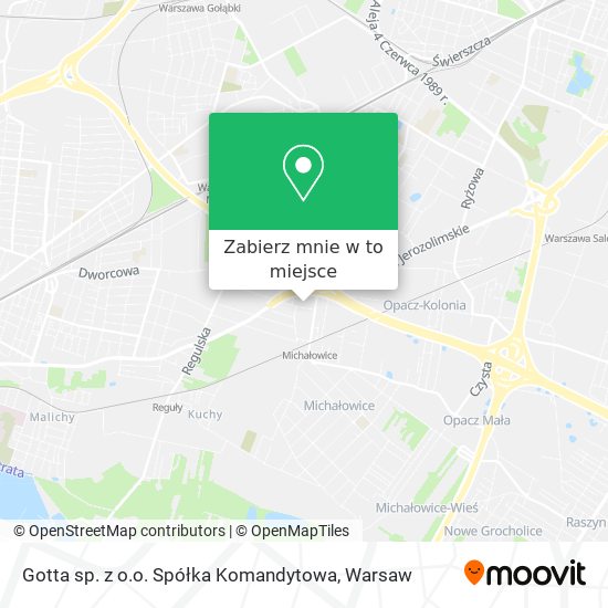 Mapa Gotta sp. z o.o. Spółka Komandytowa