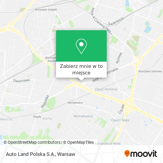 Mapa Auto Land Polska S.A.