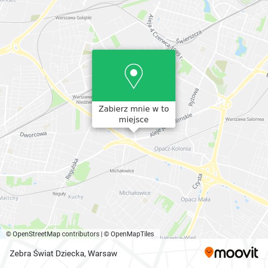 Mapa Zebra Świat Dziecka