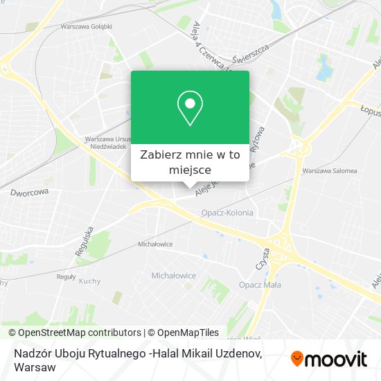 Mapa Nadzór Uboju Rytualnego -Halal Mikail Uzdenov