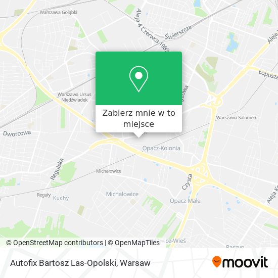 Mapa Autofix Bartosz Las-Opolski