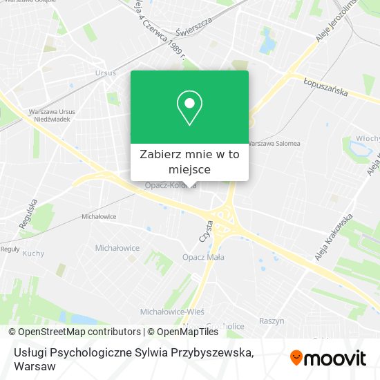 Mapa Usługi Psychologiczne Sylwia Przybyszewska