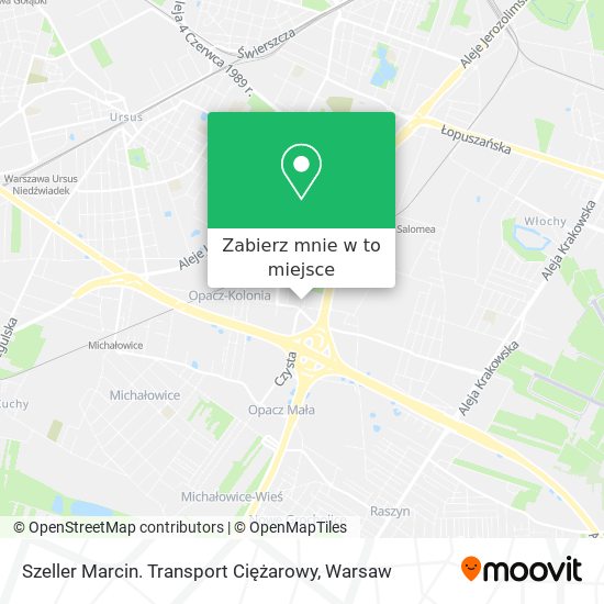 Mapa Szeller Marcin. Transport Ciężarowy